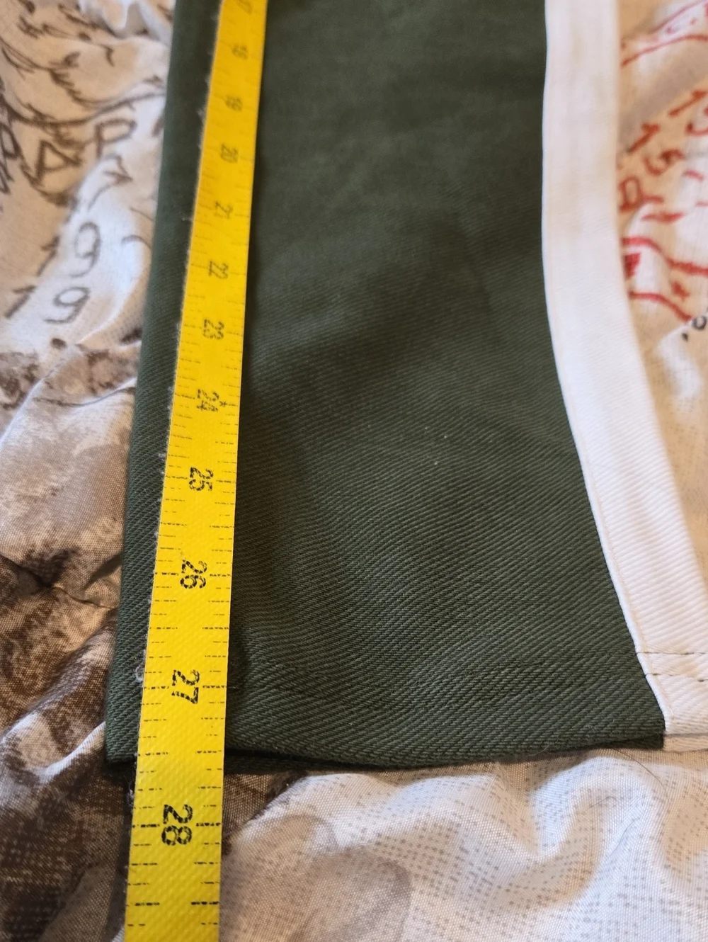 Michael Kors Green Pants with White Side Stripes Xs
